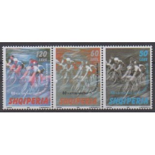 Acheter cette série de timbres d'Albanie de l'année 2005 (No 2812/2814).