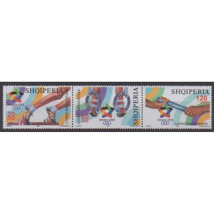 Acheter cette série de timbres d'Albanie de l'année 2005 (No 2798/2800).
