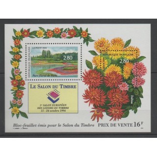 Timbres - France - Blocs et feuillets - 1994 - No BF 16 - Fleurs