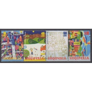 Acheter cette série de timbres d'Albanie de l'année 2007 (No 2843/2846).