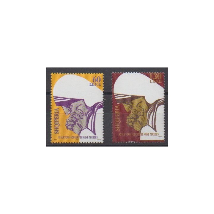 Acheter cette série de timbres d'Albanie de l'année 2007 (No 2884/2885).