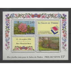 Stamps - France - Blocks and sheets - 1993 - Nb BF 15 - Flowers