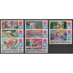 Hungary - 1971 - Nb 2200/2207 - Winter Olympics