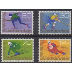 Liechtenstein - 1975 - No 578/581 - Jeux olympiques d'hiver