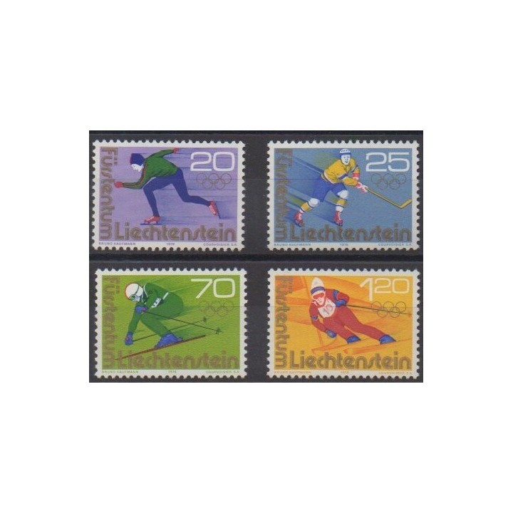 Buy this set of stamps of Liechtenstein of the year 1975 (Nb 578/581).