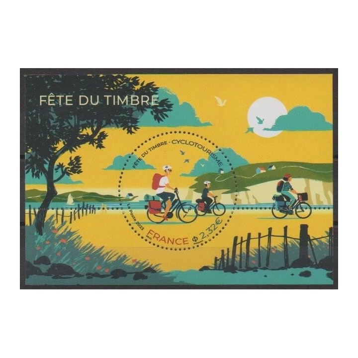 Buy this souvenir sheet  of France of the year 2023 (Nb BF Fête du timbre).