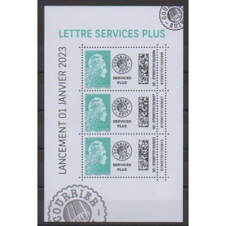 Buy this souvenir sheet  of France of the year 2023 (Nb BF Lettre services plus).