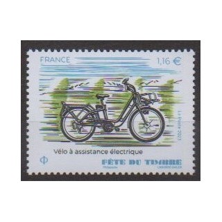 Acheter ce timbre de France de l'année 2023 (Vélo électrique).