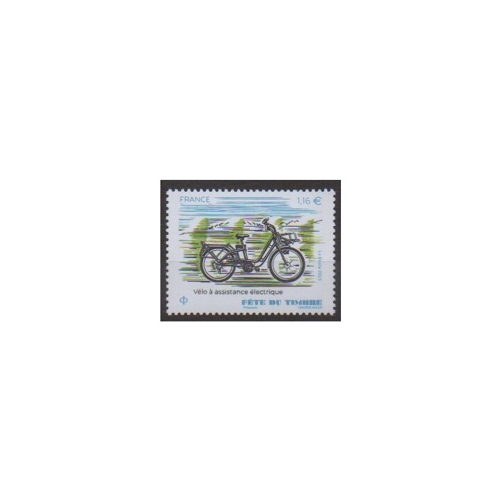 Buy this stamp of France of the year 2023 (Vélo électrique).
