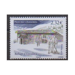 Acheter ce timbre d'Andorre français de l'année 2023 (Refuge d'Envalira).