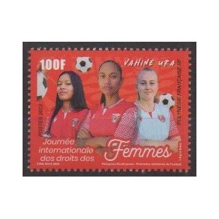 Acheter ce timbre de Polynésie de l'année 2023 (Journée des droits de la femme).