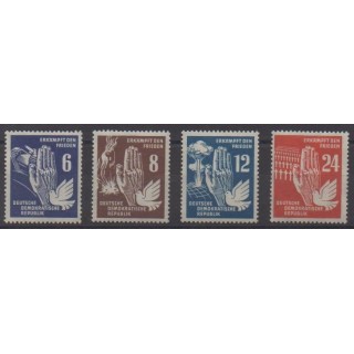Buy this set of stamps of East Germany (GDR) of the year 1950 (Nb 28/31).