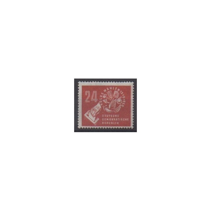 Acheter ce timbre d'Allemagne orientale (RDA) de l'année 1950 (No 27).