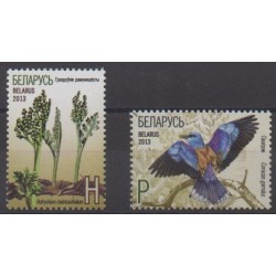 Biélorussie - 2013 - No 808/809 - Oiseaux - Flore