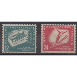 East Germany (GDR) - 1951 - Nb 32/33 - Various sports