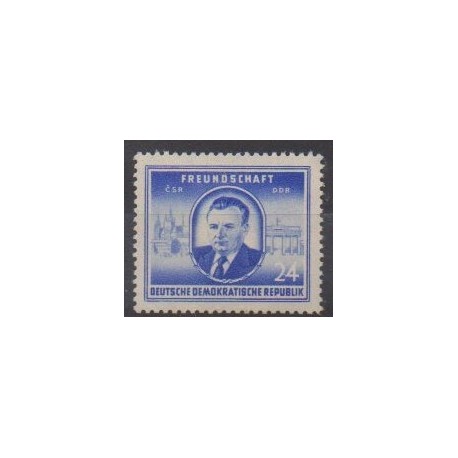 Allemagne orientale (RDA) - 1952 - No 54 - Célébrités