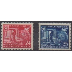 East Germany (GDR) - 1952 - Nb 67/68 - Exhibition