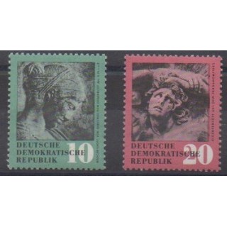 Buy this set of stamps of East Germany (GDR) of the year 1958 (Nb 382/383).