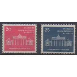 Allemagne orientale (RDA) - 1958 - No 380/381