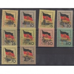 Allemagne orientale (RDA) - 1959 - No 438/447 - Histoire
