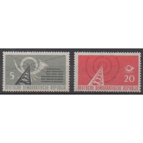Allemagne orientale (RDA) - 1958 - No 338/339