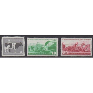 Acheter cette série de timbres d'Allemagne orientale (RDA) de l'année 1958 (No 346/348).