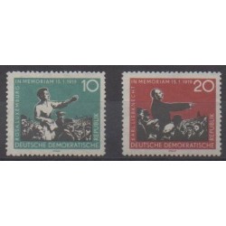 Allemagne orientale (RDA) - 1959 - No 389/390 - Célébrités