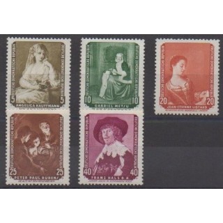 Buy this set of stamps of East Germany (GDR) of the year 1959 (Nb 408/412).