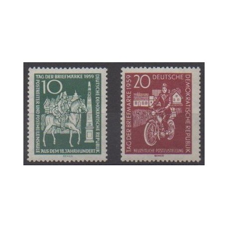 Allemagne orientale (RDA) - 1959 - No 451/452 - Philatélie