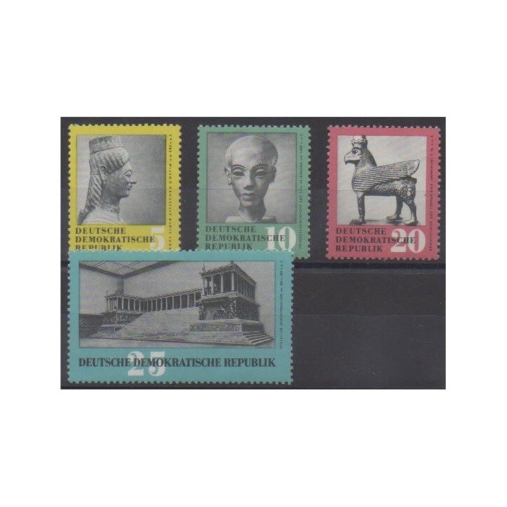 Buy this set of stamps of East Germany (GDR) of the year 1959 (Nb 458/461).