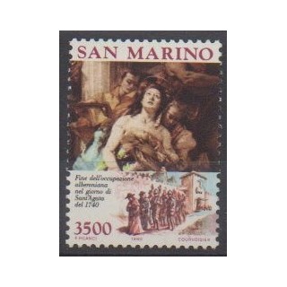 Buy this stamp of San Marino of the year 1990 (Nb 1228).