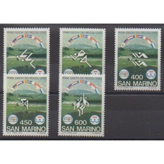 Acheter cette série de timbres de Saint-Marin de l'année 1985 (No 1110/1114).