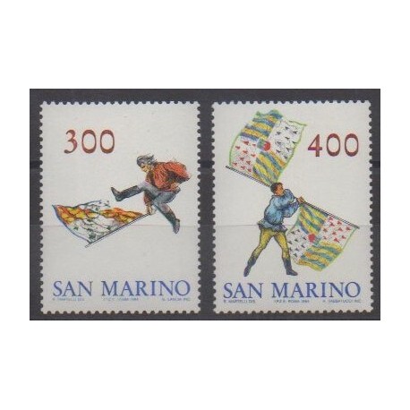 San Marino - 1984 - Nb 1092/1093 - Folklore