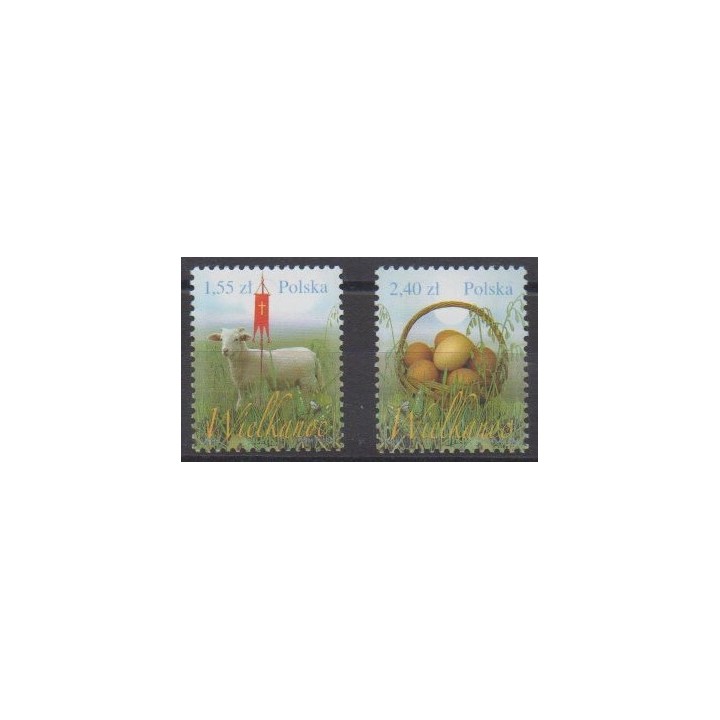 Acheter cette série de timbres de Pologne de l'année 2010 (No 4199/4200).