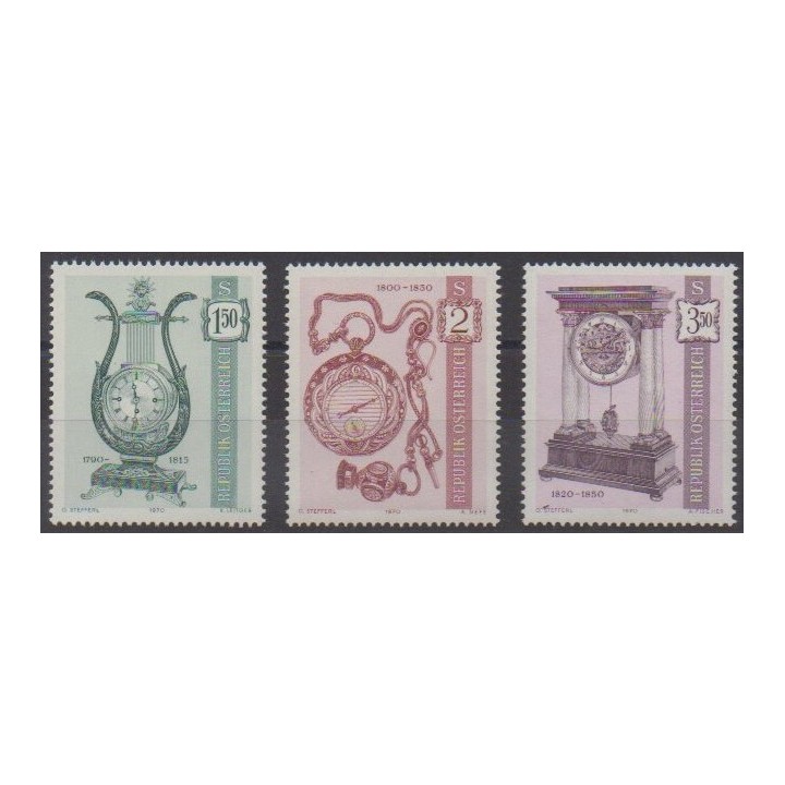 Buy this set of stamps of Austria of the year 1970 (Nb 1173/1175).