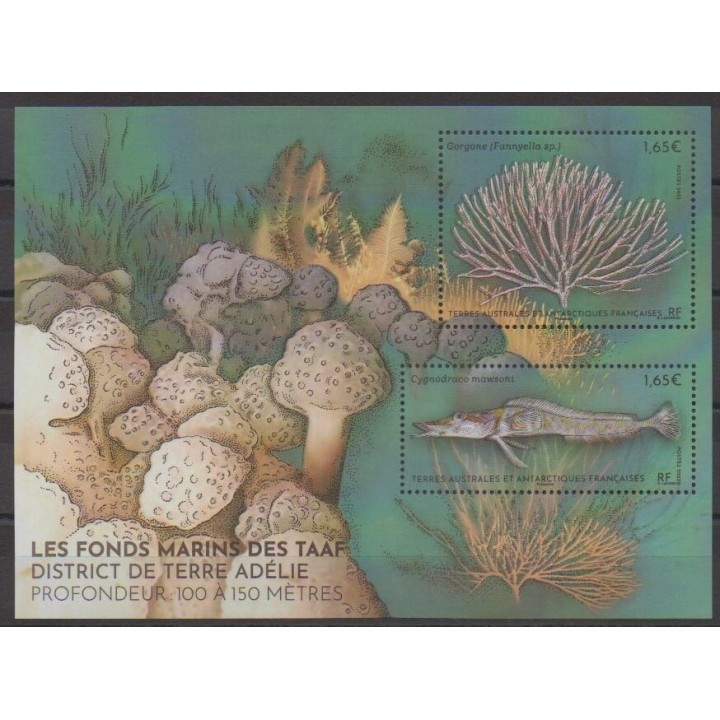 Acheter cette série de timbres des Terres Australes et Antarctiques Françaises de l'année 2023 (No 1038/1039).