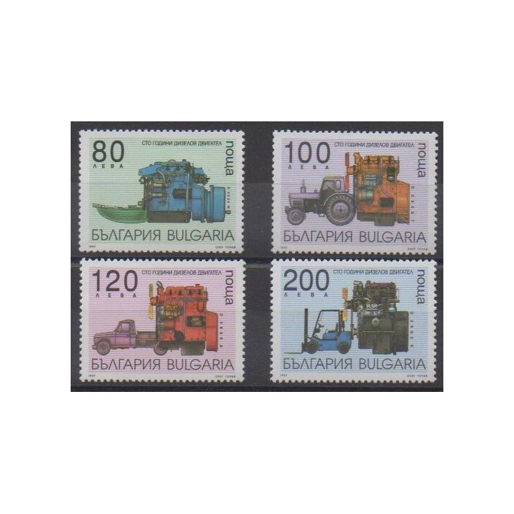 Acheter cette série de timbres de Bulgarie de l'année 1997 (No 3740/3743).