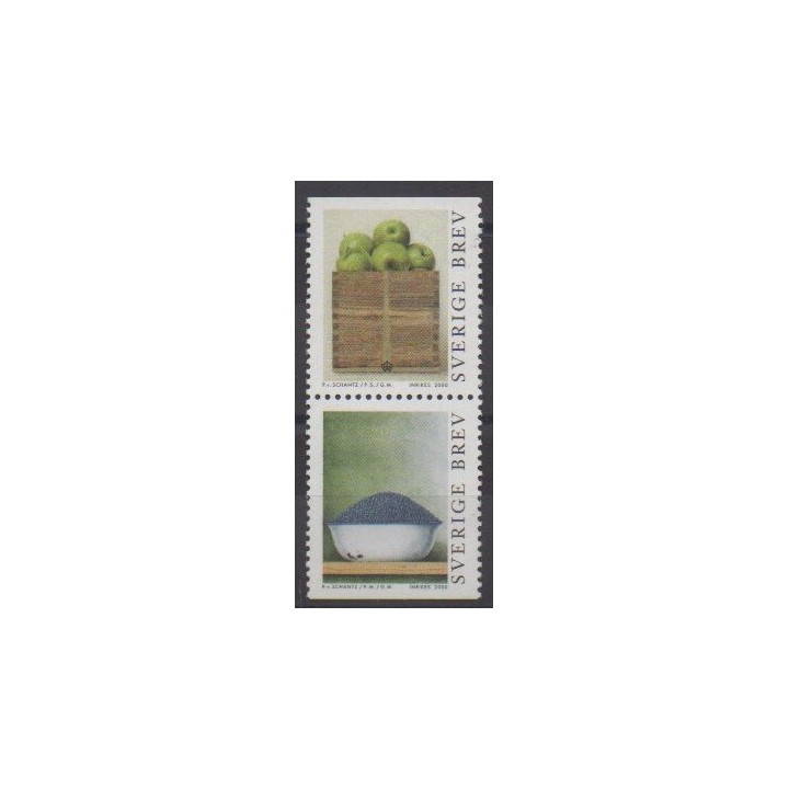 Acheter cette série de timbres de Suède de l'année 2000 (No 2161/2162).