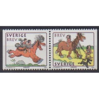 Acheter cette série de timbres de Suède de l'année 2002 (No 2250/2251).