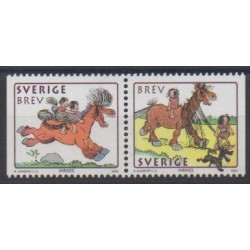 Suède - 2002 - No 2250/2251 - Horoscope