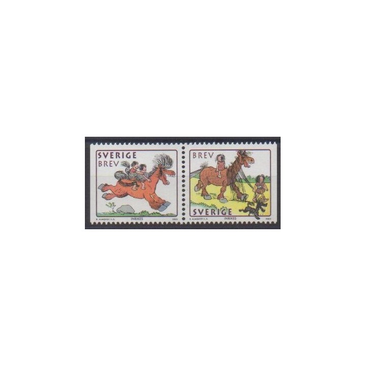 Acheter cette série de timbres de Suède de l'année 2002 (No 2250/2251).