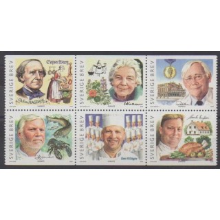 Acheter cette série de timbres de Suède de l'année 2002 (No 2286/2291).
