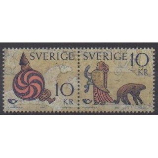 Acheter cette série de timbres de Suède de l'année 2004 (No 2386/2387).