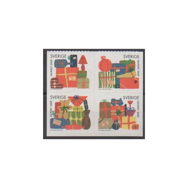 Acheter cette série de timbres de Suède de l'année 2009 (No 2708/2711).