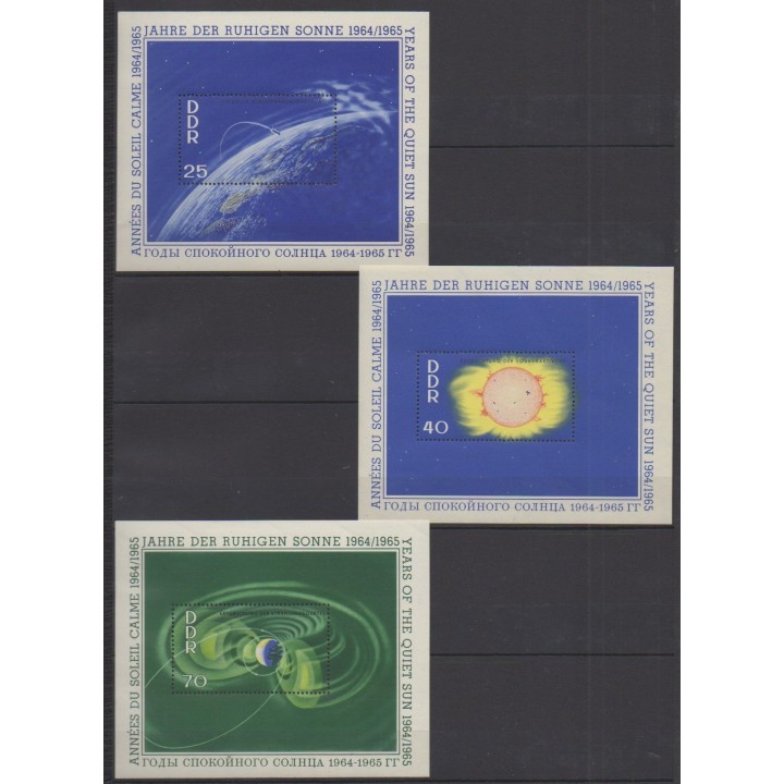 Acheter les timbres et les 4 blocs-feuillets d'Allemagne orientale (RDA) de l'année 1964 (No 707/782 - BF14/BF17).