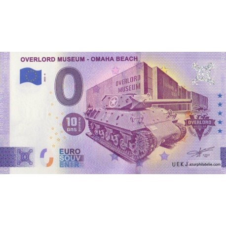 Euro banknote memory - 14 - Overlord Muséum - Omaha Beach - 2023-6