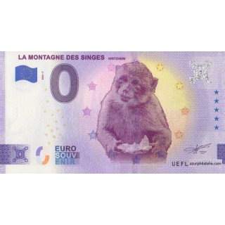 Billet souvenir touristique - 2023-7 - La montagne des Singes - (Bas-Rhin)