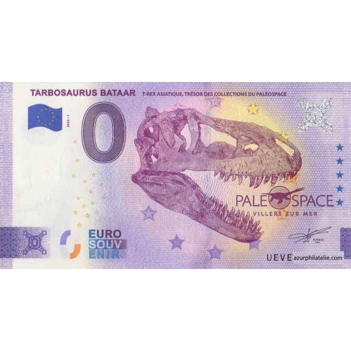 Billet souvenir touristique - 2023-1 - Tarbosaurus Bataar - (Calvados)