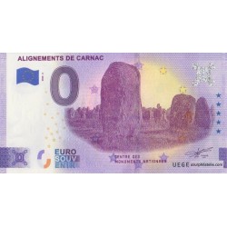 Billet souvenir - 56 - Alignements de Carnac - 2023-2