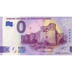 Euro banknote memory - 49 - Domaine national du Château d'Angers - 2023-1